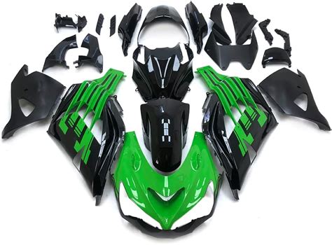 Amazon FLPRO Gloss Black Green Injection Full Fairings Fit For