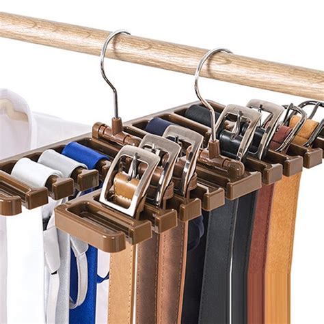 Multifuction Storage Rack Tie Belt Organizer Rotating Ties Hanger