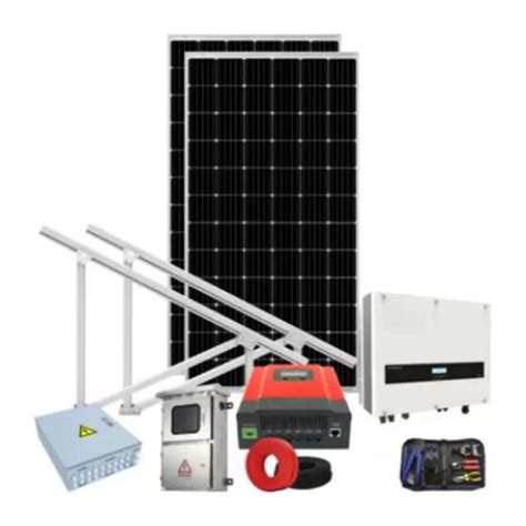 Home Complete 10KW Solar Panel Kit Power Generator 5KW Off Grid Hybrid