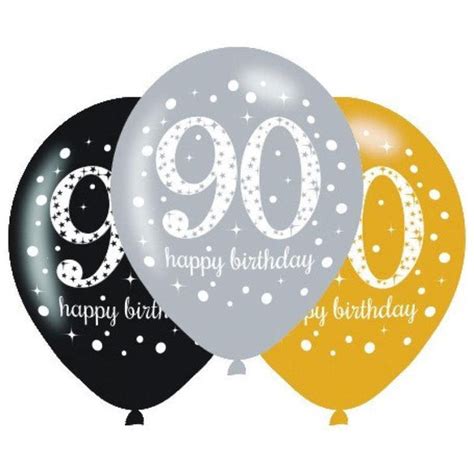 Sparkling 90th Birthday Balloons | Balloons NZ | The Party Room