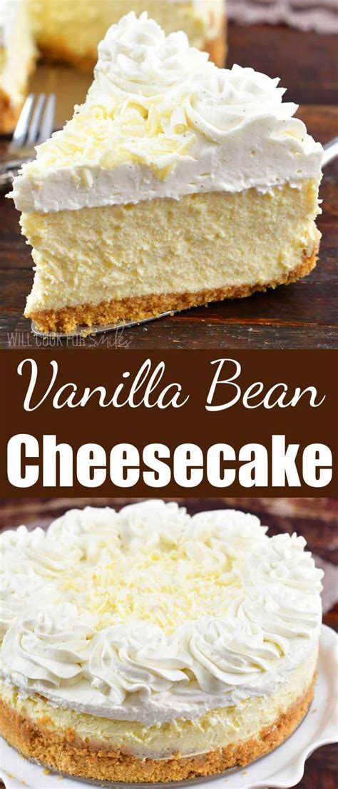 Vanilla Bean Cheesecake Is Incredibly Decadent Smooth And Silky With A Pronounc Vanilla