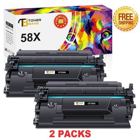 Toner Bank 2 Pack With Chip Compatible Black Toner Cartridge For HP