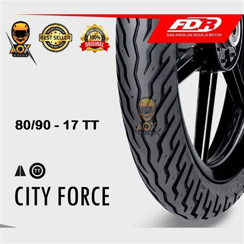 Jual Ban Luar Motor 80 90 17 FDR CITY FORCE Tube Type Shopee Indonesia