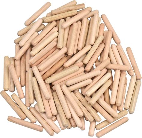 100pcs Dowels Wooden 6mm X 40mm Wooden Dowel Pins Hardwood Dowels Wood