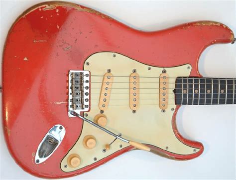 Fender Stratocaster 1961 Fiesta Red Guitar For Sale David J Pym Vintage And Rare Guitars