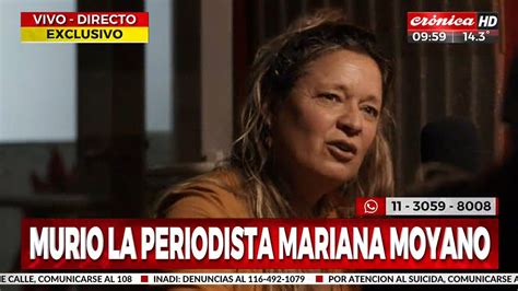 Muri La Periodista Mariana Moyano V Deo Dailymotion