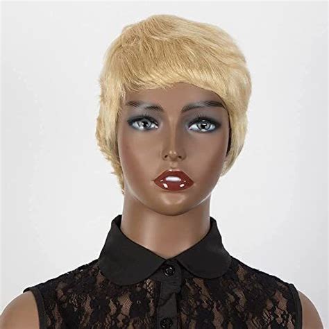 R Pixie Cut Wigs For Black Women Short Human Hair Wigs Boy Cut Boy Cut