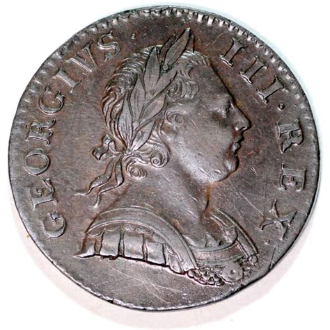 1770 GEORGE III HALF PENNY HP99