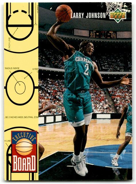 1993 94 UPPER DECK LARRY JOHNSON CHARLOTTE HORNETS 435 EBay