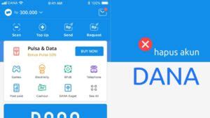 Cara Hapus Akun Dana Premium Non Premium Secara Permanen