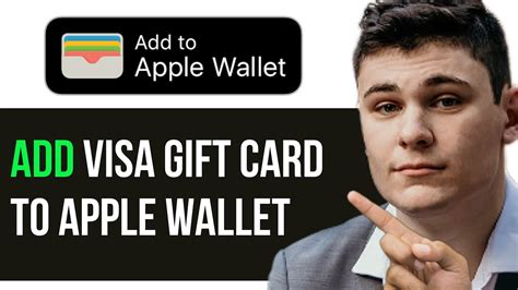 HOW TO ADD VISA GIFT CARD AND CREDIT CARD TO APPLE WALLET NEW UPDATE