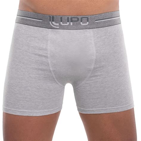 Cueca Boxer Algod O Masculina Adulto Lupo