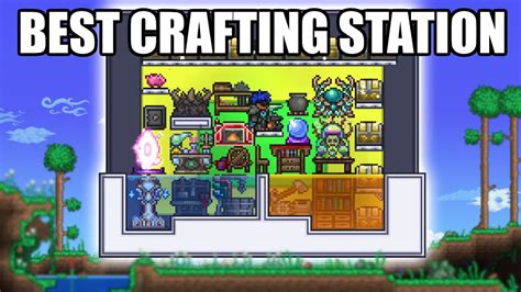 How To Create The Most Efficient Crafting Station In Terraria Using