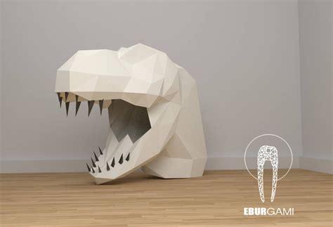 Dinosaur Mask, T-rex Mask, Paper Mask, DIY Mask, Dinosaur Costume ...