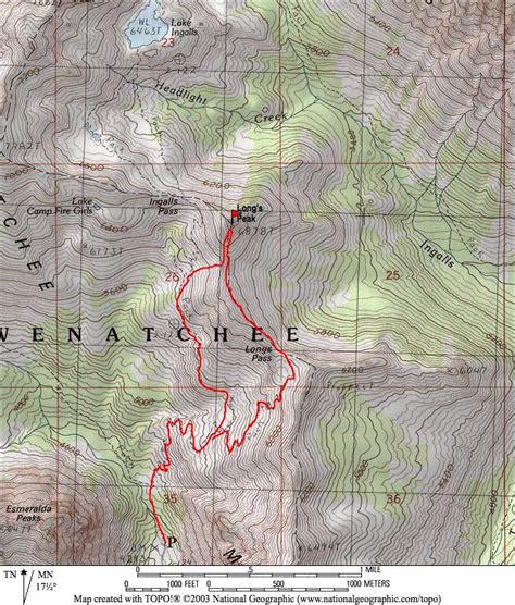 Long’s Peak Loop: Clockwise, Teanaway Mountains - Trip Reports by Jim Brisbine