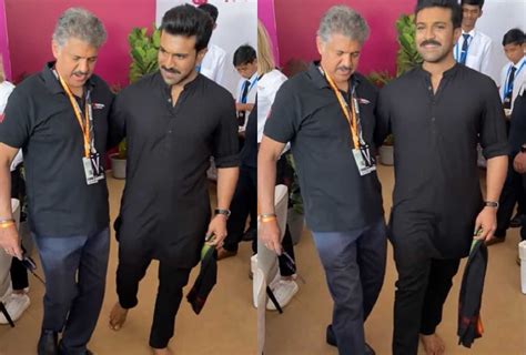 Ram Charan Makes Anand Mahindra Dance To His Tune On Oscar Nominated