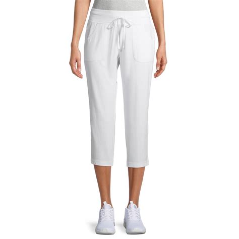 Athletic Works - Athletic Works Women's Athleisure Core Knit Capris - Walmart.com - Walmart.com