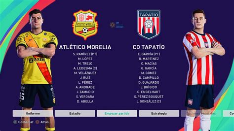 Atletico Morelia Vs Tapatio Simulaci N Final Ida C Pes Ps