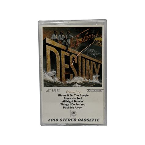 The Jacksons ‘Destiny’ Cassette (USA) – Michael Jackson Market