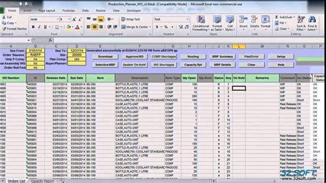 Production Schedule Spreadsheet Template Spreadsheet Downloa Production