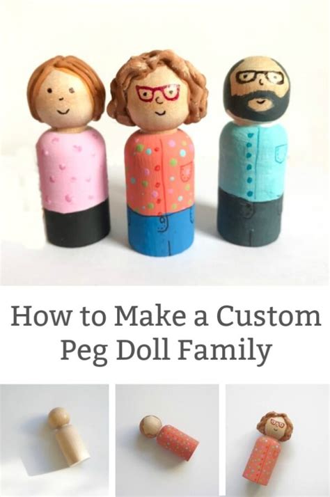 Diy How To Make Peg Doll People Personalized