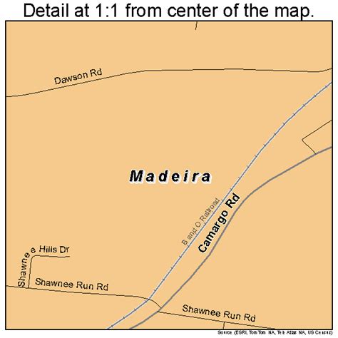 Madeira Ohio Street Map 3946312