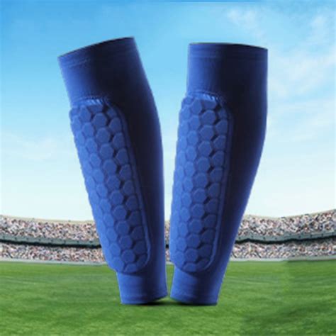 Xewsqmlo 1pc Honeycomb Football Shin Guard Men Women Lower Leg Guards