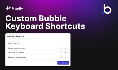 Atalhos De Teclado Personalizados No Bubble Dominando A Produtividade