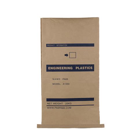 Paper Bag 25kg 25kg 50kg Kraft Paper Laminated Fertilizer Packing PP