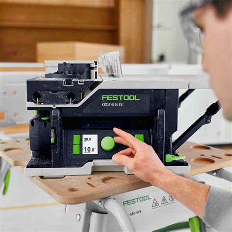 Scie Circulaire Sur Table Sans Fil CSC SYS 50 EBI Set Festool