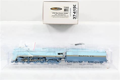 At Auction Broadway Limited HO Brass Hybrid 7355 ATSF Blue Goose W