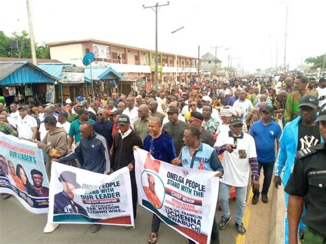 Rivers Crisis Former Rivers Lg Chairmen Defy Police Order Stage