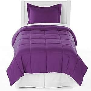 Amazon Purple Premium XL Twin Comforter Set Twin Extra Long Home