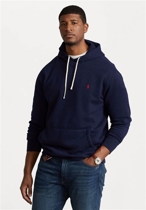 Polo Ralph Lauren Big And Tall The Rl Fleece Hoodie Sweat à Capuche Cruise Navybleu Marine