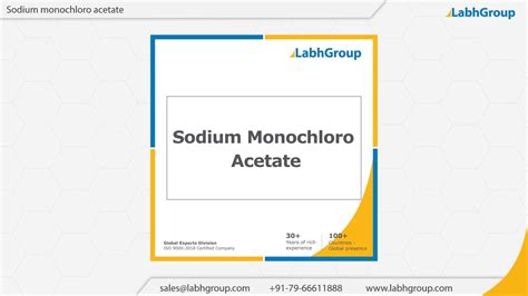 Sodium Monochloro Acetate Labh Group Youtube