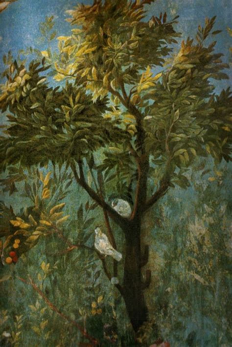 The Painted Garden From The Villa Of Livia For Naturemw Roman