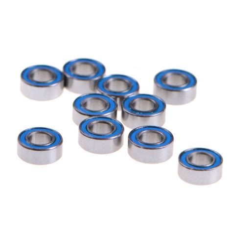 High Quality 10PCS 5x10x4 Mm Metel MR105 2RS Miniature Ball Bearings