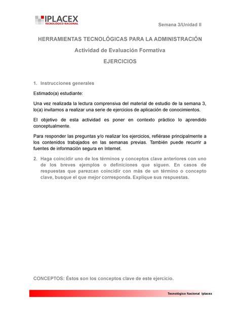 Ej Apuntes Semana Unidad Ii Herramientas Tecnol Gicas Para La