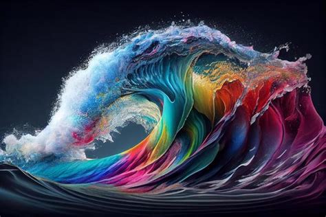 Rainbow Wave Stock Photos, Images and Backgrounds for Free Download