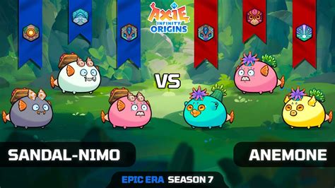 Sandal Nimo Vs Anemone Clix Vs Jaybemusic Top Season Axie