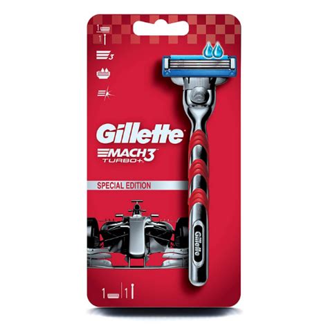 Gillette Mach3 Turbo Manual Shaving Razor For Men