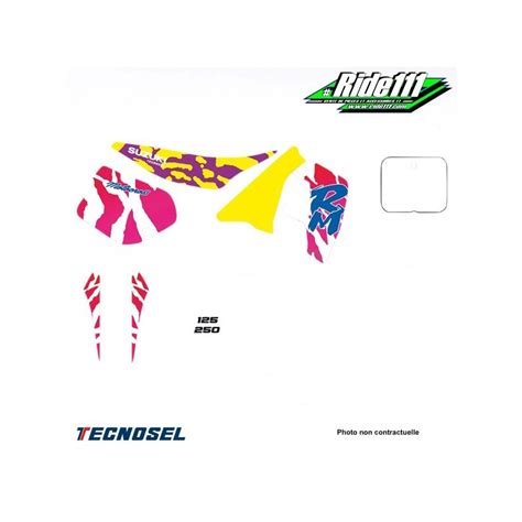 Kit déco ou housse de selle TECNOSEL REPLICA ORIGINE 1992 SUZUKI 125 250 RM