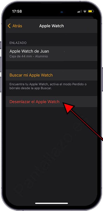 Desenlazar O Desvincular Un Apple Watch Del Iphone