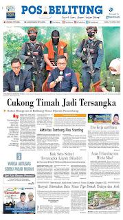 Pos Belitung Rabu Epaper Id Museum Cover Koran Online