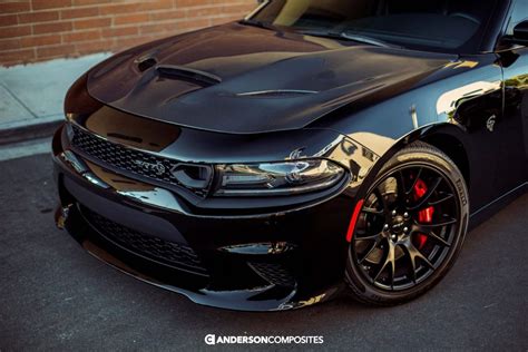 Anderson Composites 2015 2023 Dodge Charger Hellcat Style Carbon Fiber