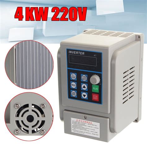 4kw 220v 20a Single Phase Input 3 Phase Output Pwm Frequency Converter