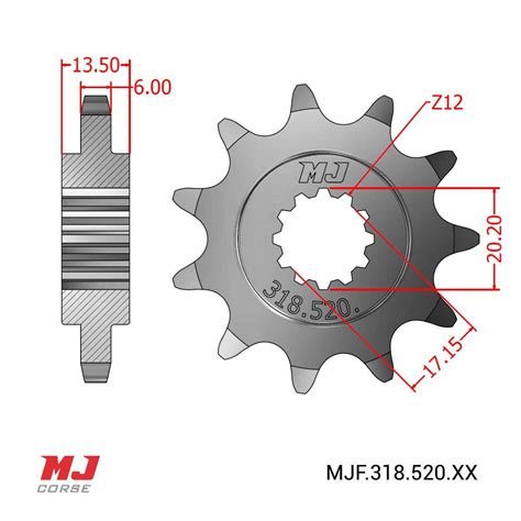 Ritzel für Fantic Caballero 300 MJ Corse