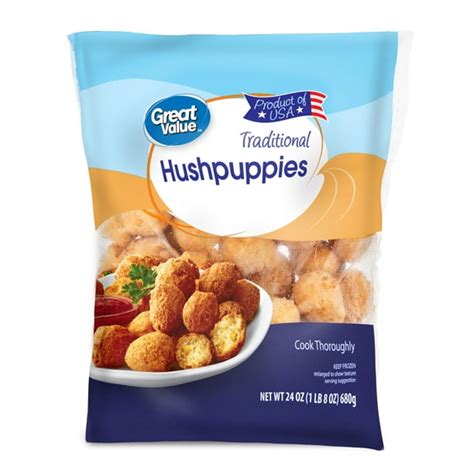 Great Value Frozen Traditional Hushpuppies 1 5 Lb