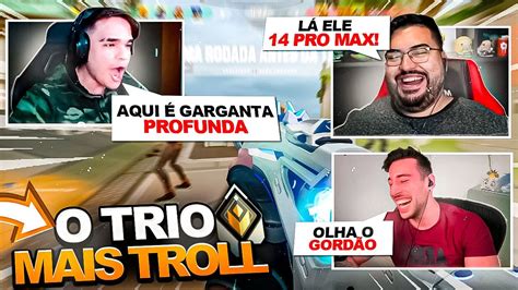 Quando Os Streamers Mais Trolls Do Radiante Caem Juntos Na Ranked