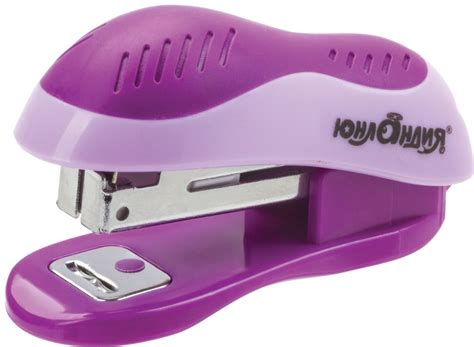 Купить Степлер ЮНЛАНДИЯ 228492, размер скобы № 10, фиолетовый в Алматы ...